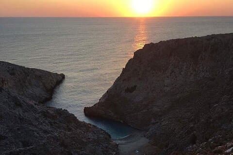 4 Hour Boat Trip to Seitan Limania Creek from Souda Bay