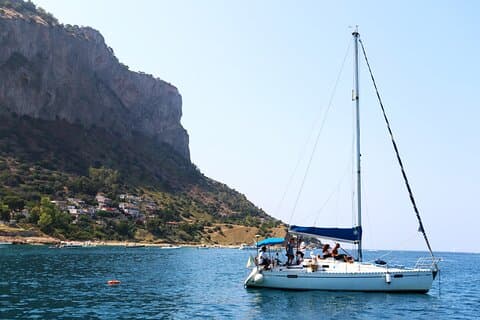 Palermo båttur med snorkling, Grotta Regina och aperitif