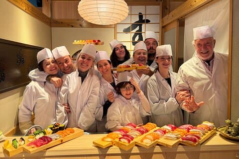 Expérience de chef de sushi professionnel à Tokyo