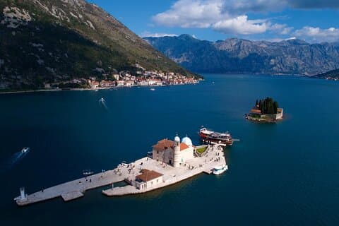 Visite de Perast et Notre-Dame du Rocher
