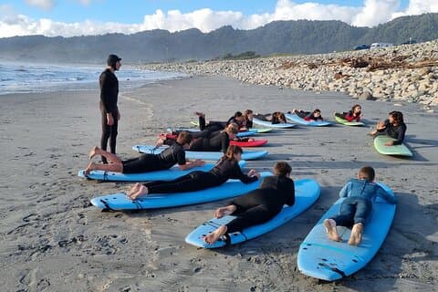 Greymouth Beginner Surf Lesson