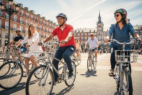 Visite insolite de Madrid en vélo ou en vélo électrique et pierres précieuses cachées