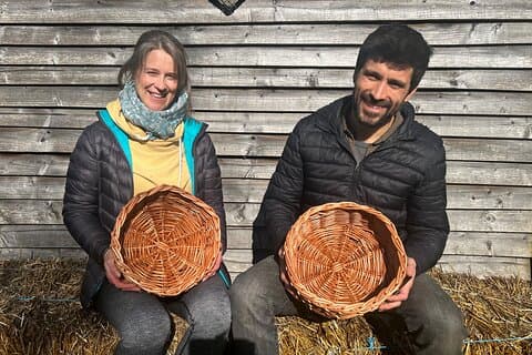 Journée de tissage de panier privé pour deux