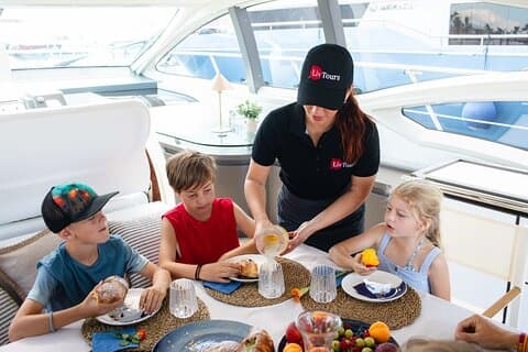 Azimut 62s Yacht Early Morning Capri Transfer & Italian Breakfast