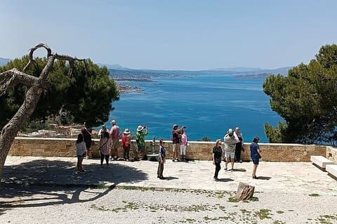Chania Old Town, udsigt, vinsmagning i Agia Triada kloster