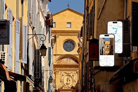 Tour a piedi autoguidato del patrimonio e del cibo di Aix-en-provence