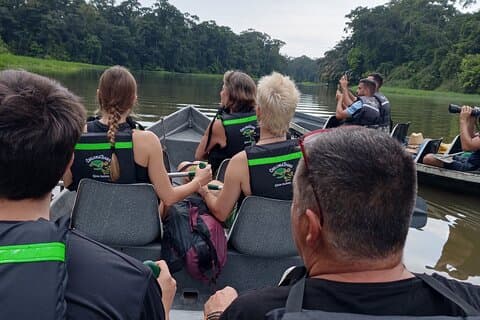 Kanotur i Tortuguero National Park lille gruppe