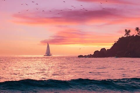3-timers privat solnedgangskruise fra Mirissa