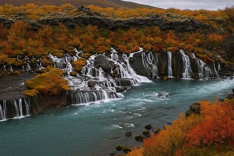 Privé Silver Circle Tour : West IJsland & Hraunfossar watervallen