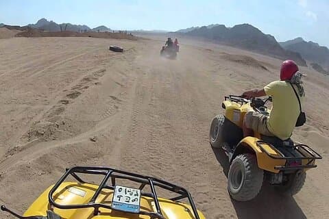 Hurghada Desert Tour by ATV & Dinner and Orientals Show