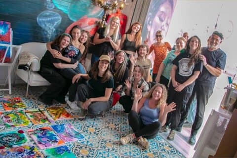 Abstract Art Workshop in Barcelona