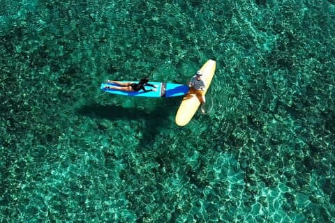 Lezione privata di surf
