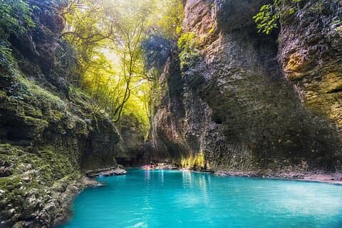 Grotta di Prometeo del Martvili Canyon e Kutaisi