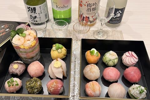 High-Grade Tuna & Wagyu Sushi - Matcha & Mochi- Private Yokohama