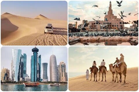 Doha Private Combo City Tour & ørkensafari med transport
