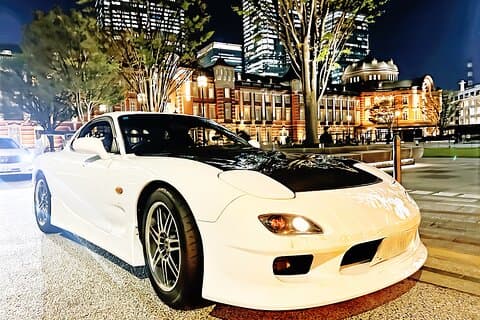 Tour privato di Daikoku PA e Tokyo in JDM con RX7 FD3S
