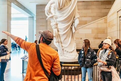 Capitol Hill og Library of Congress Highlights Walking Tour (med billetter)