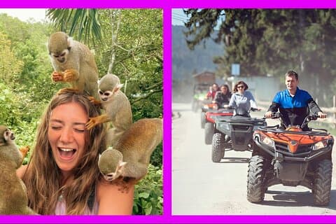 2x1 : ATV Ride Plus Monkey Land puerto plata