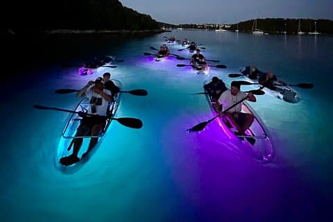 Clear Kayak Sunset to Dusk Glow Tour