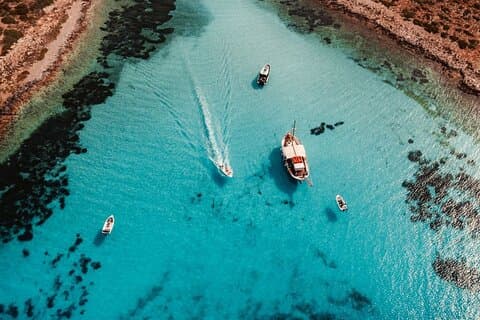 Half Day Sea Tours Blue Lagoon Sea Caves Antiparos Alyki port