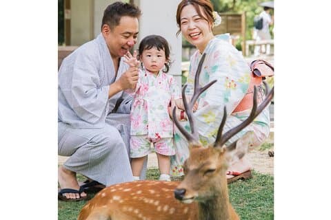 Traditionel kimono oplevelse i historiske Nara (med hår styling)
