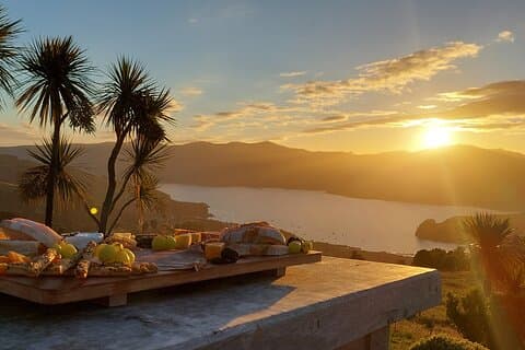 Luxury Sunset to Stars Tour with Grazing Platter in Akaroa