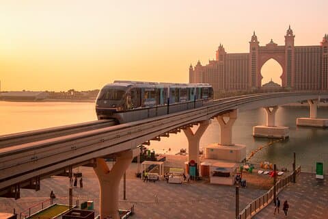 The Palm Monorail Bilhete Dubai