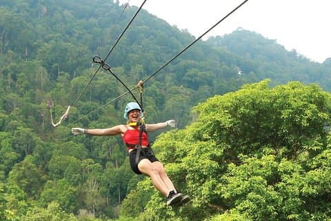Kingkong Smile Zipline - Den längsta högsta Zipline i Chiang Mai