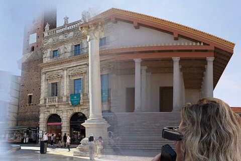 Máquina do Tempo do Capitólio de Verona em AR - Tour com Arqueólogo