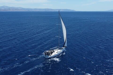 South Paros Antiparos Despotiko Faragas Beach Barca a vela SY AGERAS