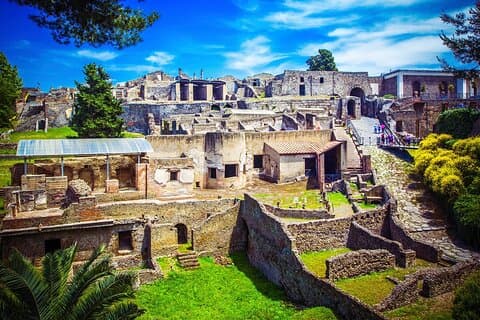 Desde Salerno Pompeya Excursión en tierra para cruceros con guía