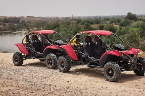 Buggy em dunas e praia em Agadir