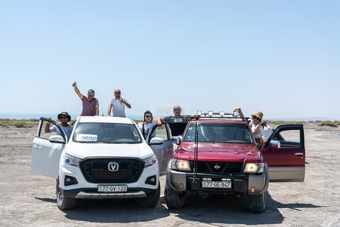 Baku : Gobustan guidet tur med offroad mud vulkaner - privat