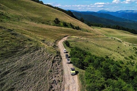Aventure hors route d'une journée dans les montagnes Baiului au départ de Bucarest