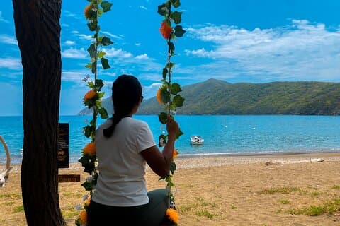 Tayrona-Park: Gairaca Beach + Schnorcheln + Mittagessen