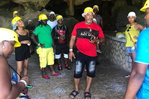 Green Grotto Caves and Blue Hole Island Gully Falls Combo