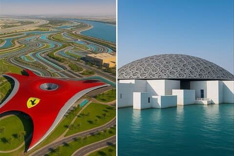 Abu Dhabi Ganztagestour mit Eintrittskarten & Yas Island Besuch