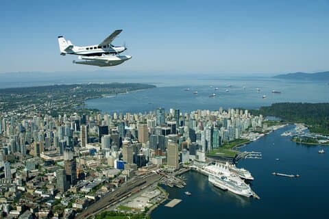 Vancouver City Skyline schilderachtige watervliegtuigtour