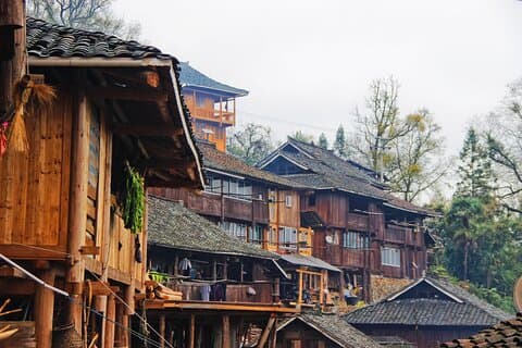2Day Guilin till Congjiang Cultural Miao och Dong etniska byar