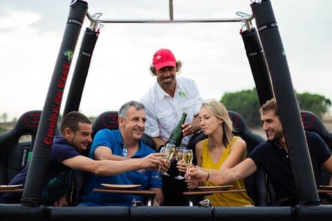 VIP gastronomisk luftballongflygning