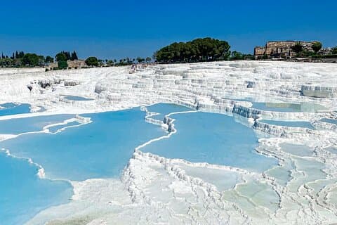 Antalya / Belek : Gita di un giorno a Pamukkale con Hierapolis e piscine termali