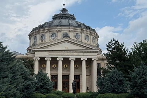 Experience Athenaeum on Private Bucharest Walking Tour