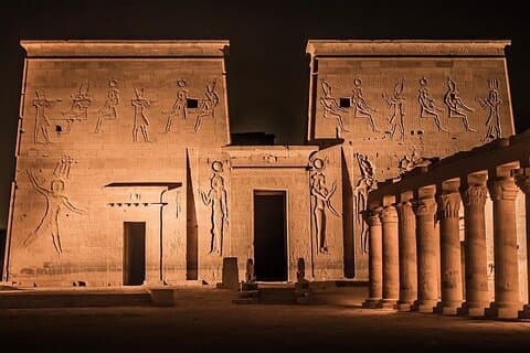 Philae Temple Sound & Light Show in Aswan with Hotel Pickup