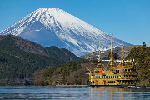 Excursão de 2 dias pelo Monte Fuji Kamakura Hakone e Atami Sea Boat Hanabi