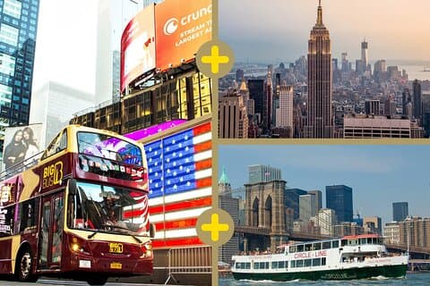 NY: Empire State Building, Liberty Cruise, & Hop-on Hop-off Tour