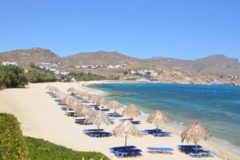 Halvdagstur på de sydlige strande i Mykonos