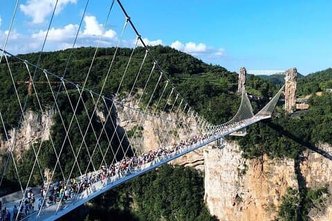 Excursion privée de 3 jours en train à Zhangjiajie au départ de Canton