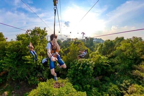 MegaZip Adventure Ride Jungle Beach & Sea Experience |Nederland