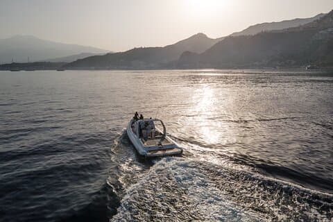 Boat Sunset in Taormina and Giardini Naxos