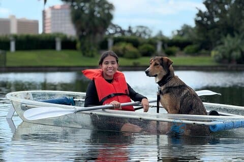 Paddla med valpar i paradiset - Paddleboard eller kajak